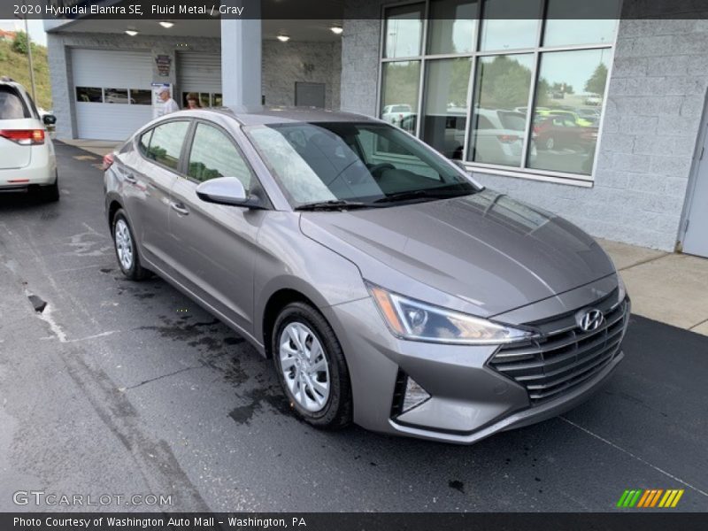 Fluid Metal / Gray 2020 Hyundai Elantra SE