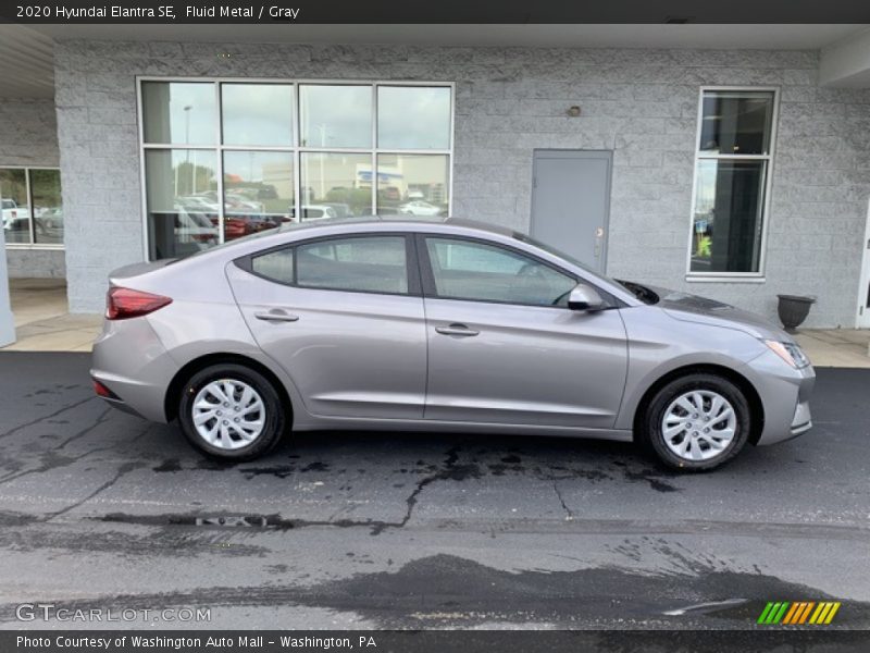 Fluid Metal / Gray 2020 Hyundai Elantra SE