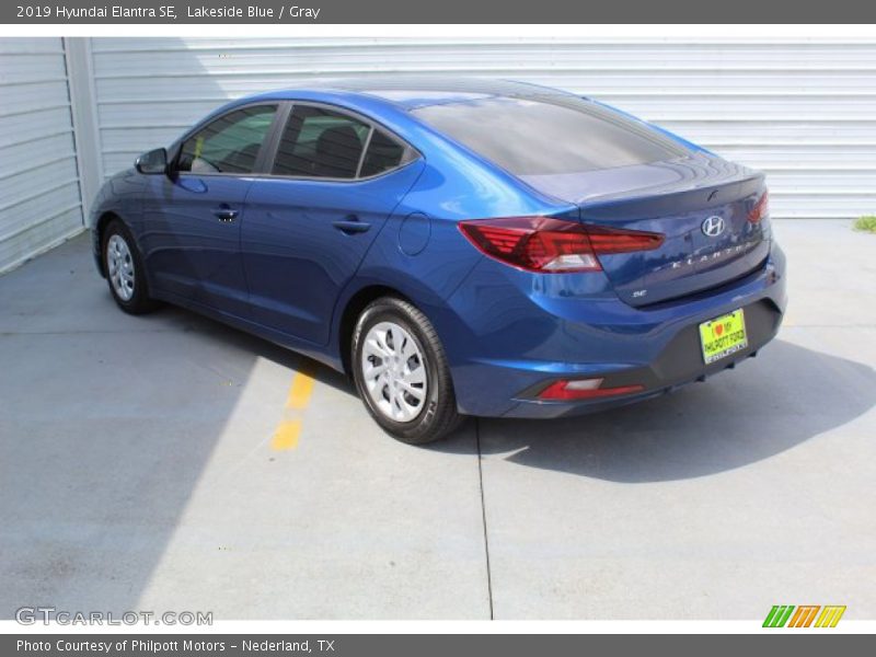 Lakeside Blue / Gray 2019 Hyundai Elantra SE