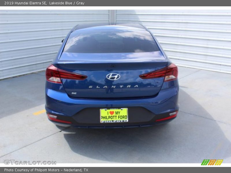 Lakeside Blue / Gray 2019 Hyundai Elantra SE