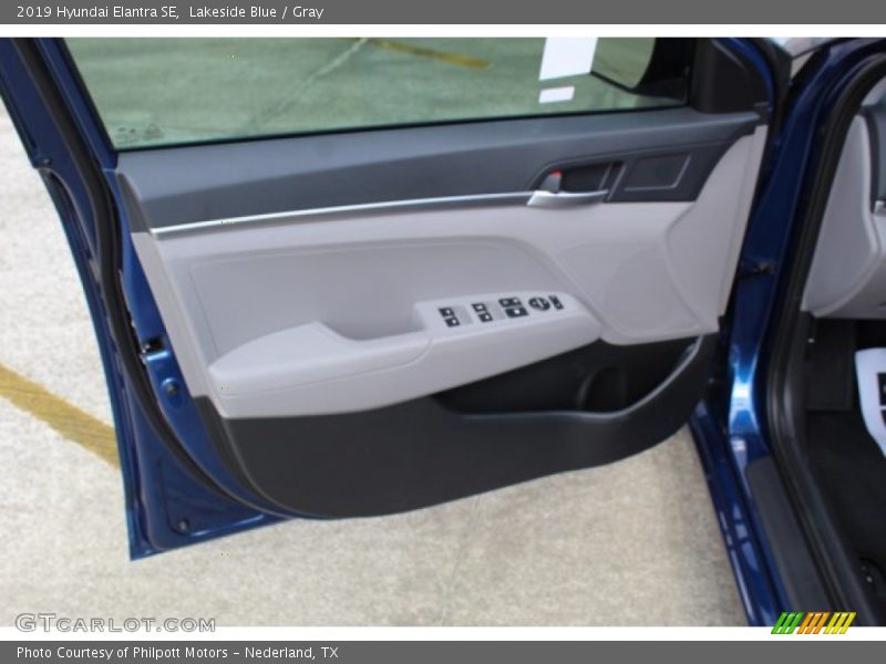 Lakeside Blue / Gray 2019 Hyundai Elantra SE
