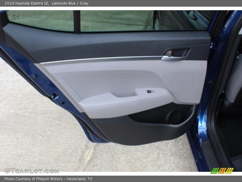 Lakeside Blue / Gray 2019 Hyundai Elantra SE