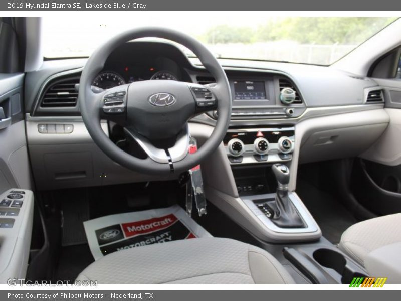 Lakeside Blue / Gray 2019 Hyundai Elantra SE