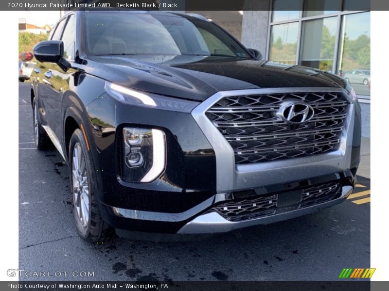 Becketts Black / Black 2020 Hyundai Palisade Limited AWD