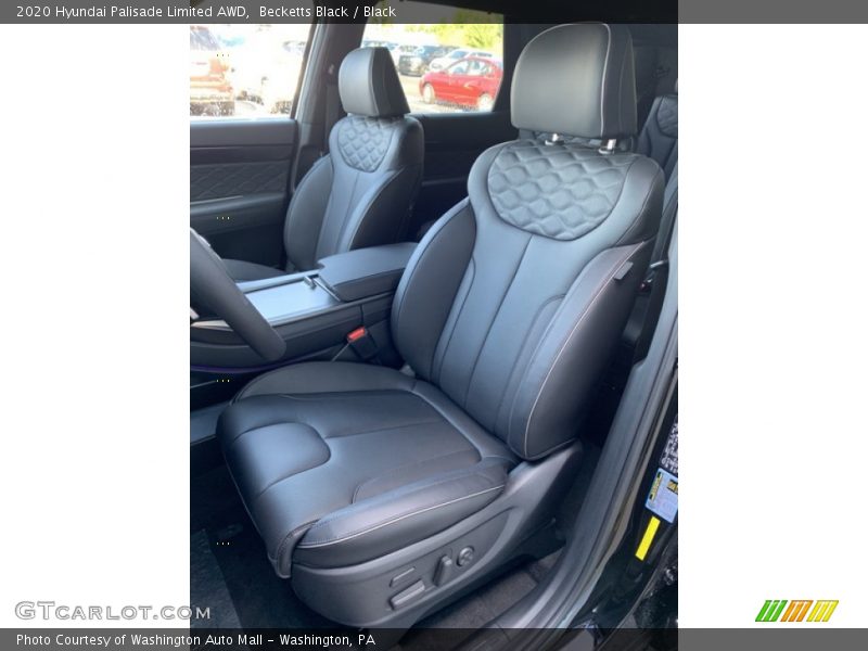 Front Seat of 2020 Palisade Limited AWD