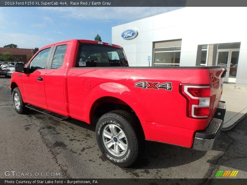 Race Red / Earth Gray 2019 Ford F150 XL SuperCab 4x4