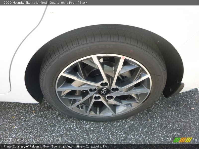 Quartz White Pearl / Black 2020 Hyundai Elantra Limited
