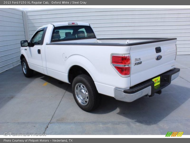 Oxford White / Steel Gray 2013 Ford F150 XL Regular Cab