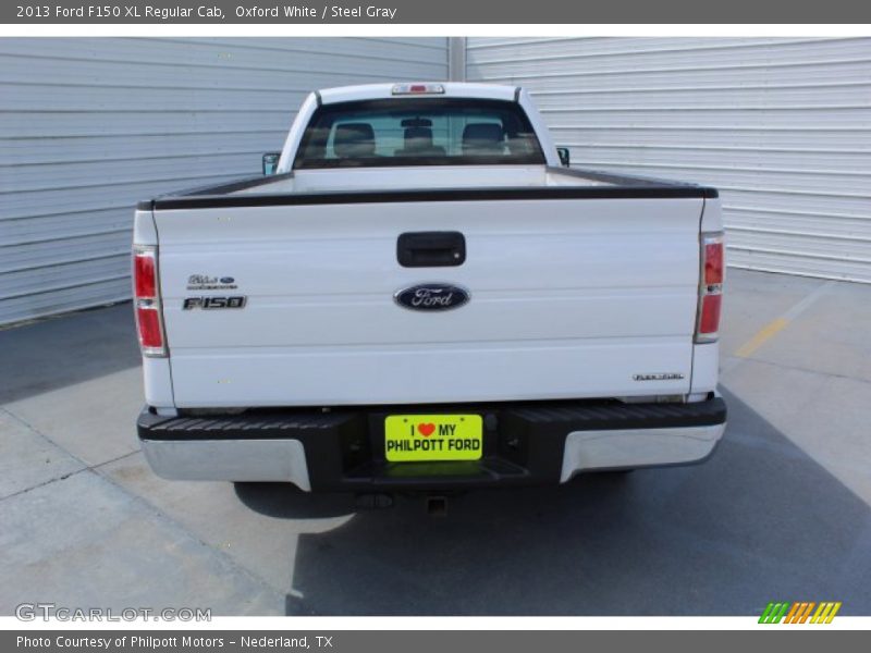 Oxford White / Steel Gray 2013 Ford F150 XL Regular Cab