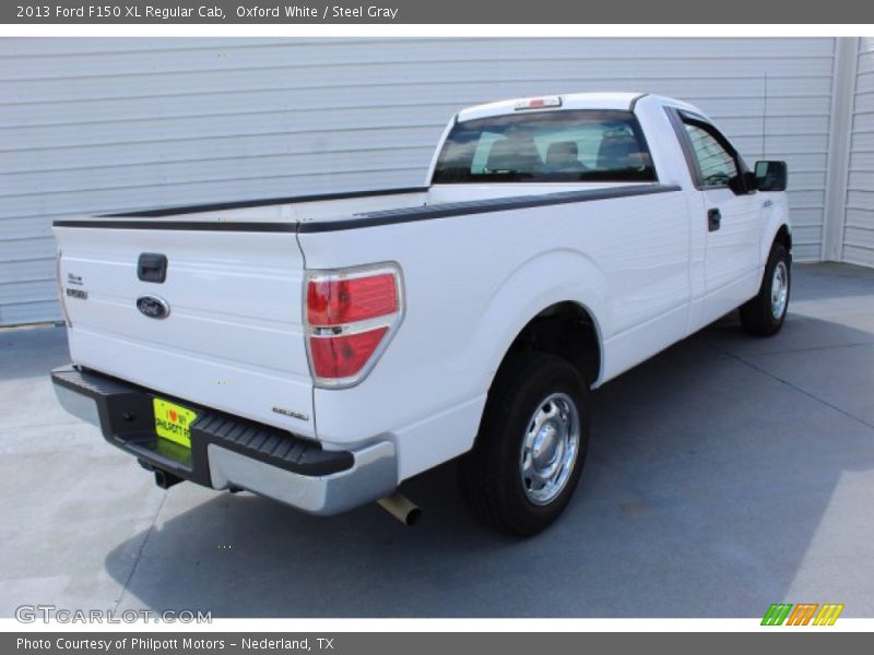 Oxford White / Steel Gray 2013 Ford F150 XL Regular Cab