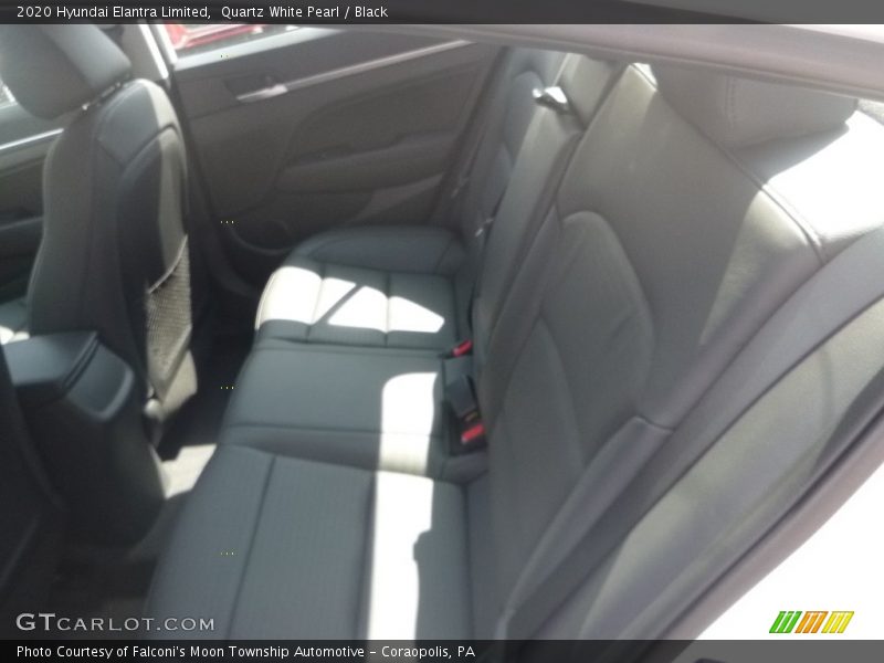 Quartz White Pearl / Black 2020 Hyundai Elantra Limited