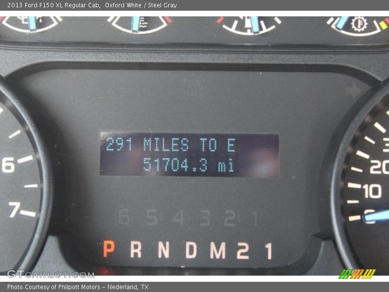 Oxford White / Steel Gray 2013 Ford F150 XL Regular Cab