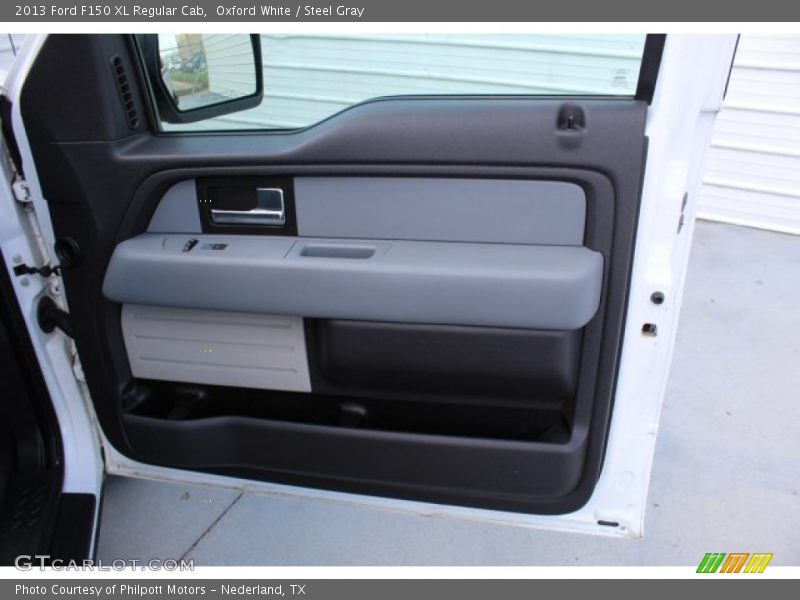 Oxford White / Steel Gray 2013 Ford F150 XL Regular Cab