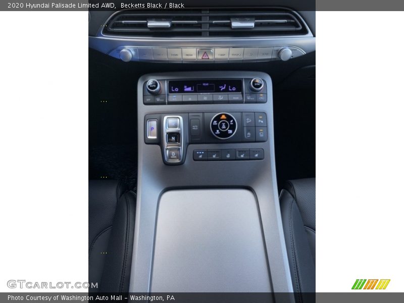 Controls of 2020 Palisade Limited AWD