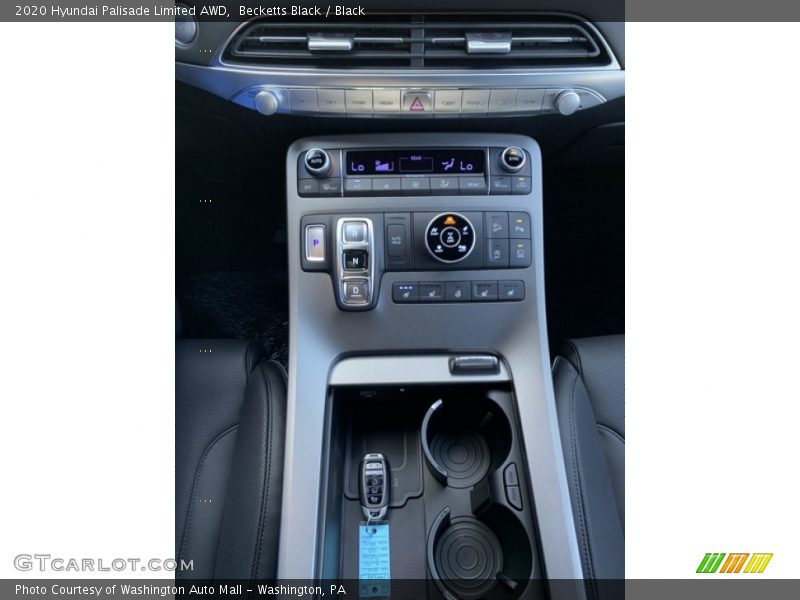 Controls of 2020 Palisade Limited AWD
