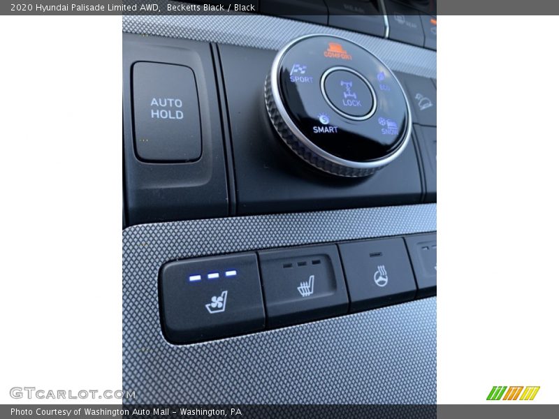 Controls of 2020 Palisade Limited AWD