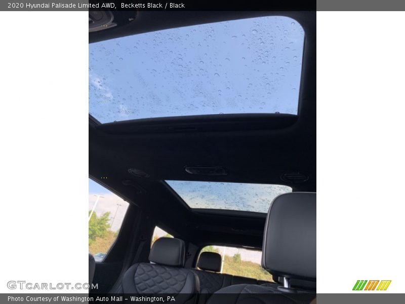 Sunroof of 2020 Palisade Limited AWD