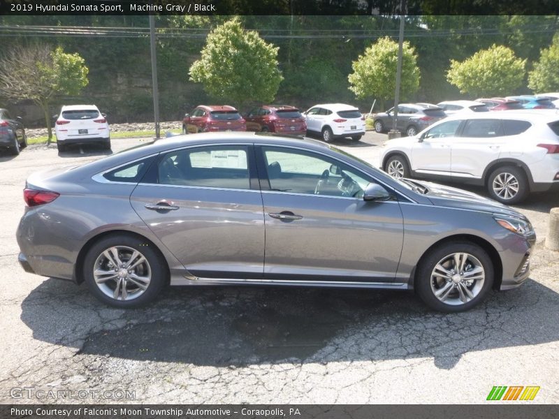 Machine Gray / Black 2019 Hyundai Sonata Sport