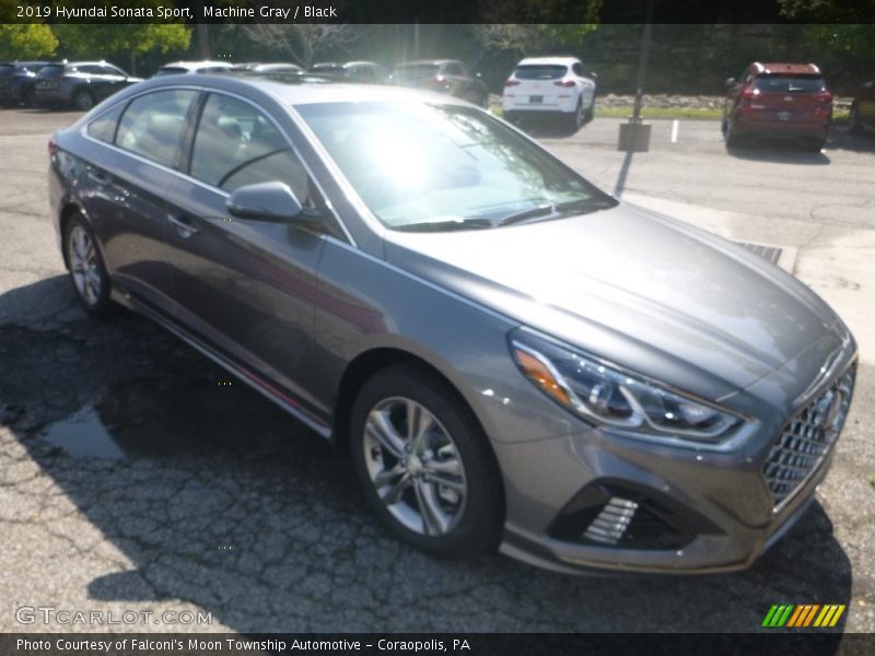 Machine Gray / Black 2019 Hyundai Sonata Sport