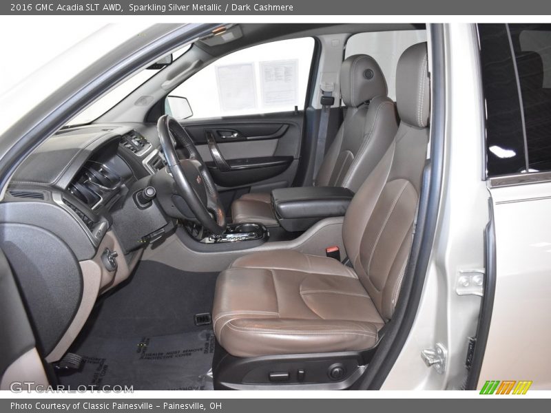 Sparkling Silver Metallic / Dark Cashmere 2016 GMC Acadia SLT AWD