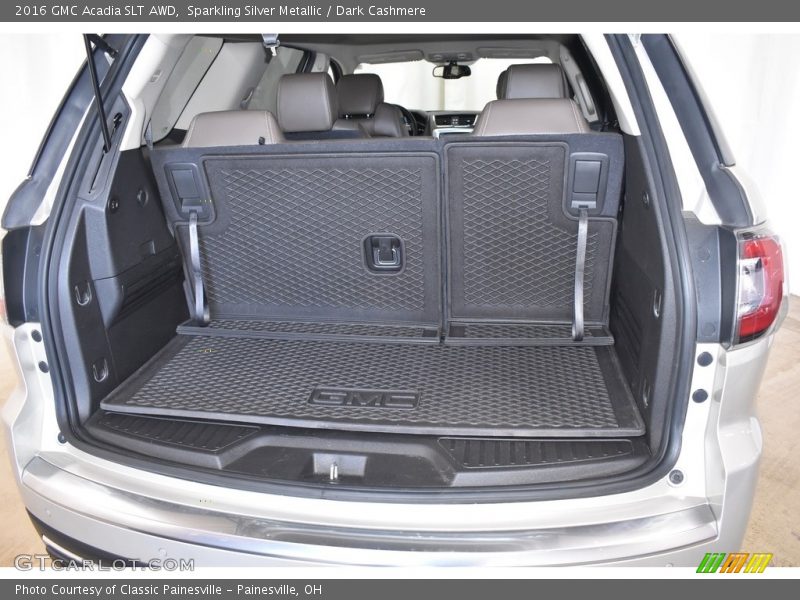 Sparkling Silver Metallic / Dark Cashmere 2016 GMC Acadia SLT AWD