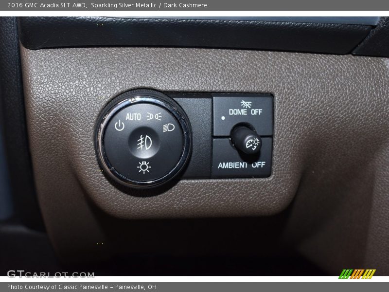 Sparkling Silver Metallic / Dark Cashmere 2016 GMC Acadia SLT AWD