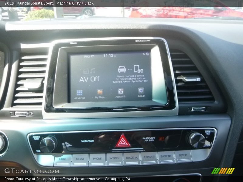 Machine Gray / Black 2019 Hyundai Sonata Sport