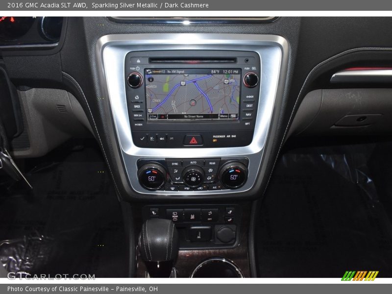 Sparkling Silver Metallic / Dark Cashmere 2016 GMC Acadia SLT AWD