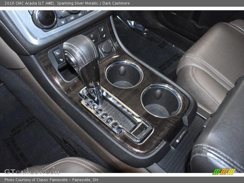 Sparkling Silver Metallic / Dark Cashmere 2016 GMC Acadia SLT AWD