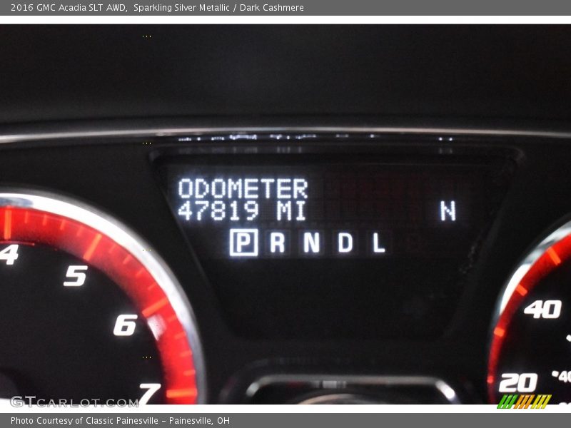 Sparkling Silver Metallic / Dark Cashmere 2016 GMC Acadia SLT AWD