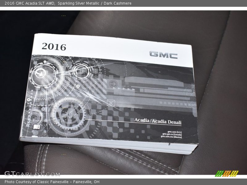 Sparkling Silver Metallic / Dark Cashmere 2016 GMC Acadia SLT AWD