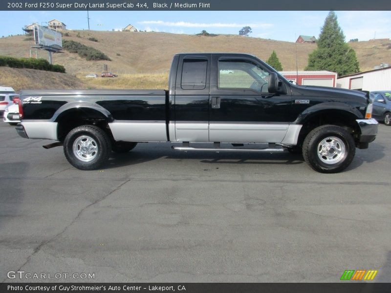 Black / Medium Flint 2002 Ford F250 Super Duty Lariat SuperCab 4x4