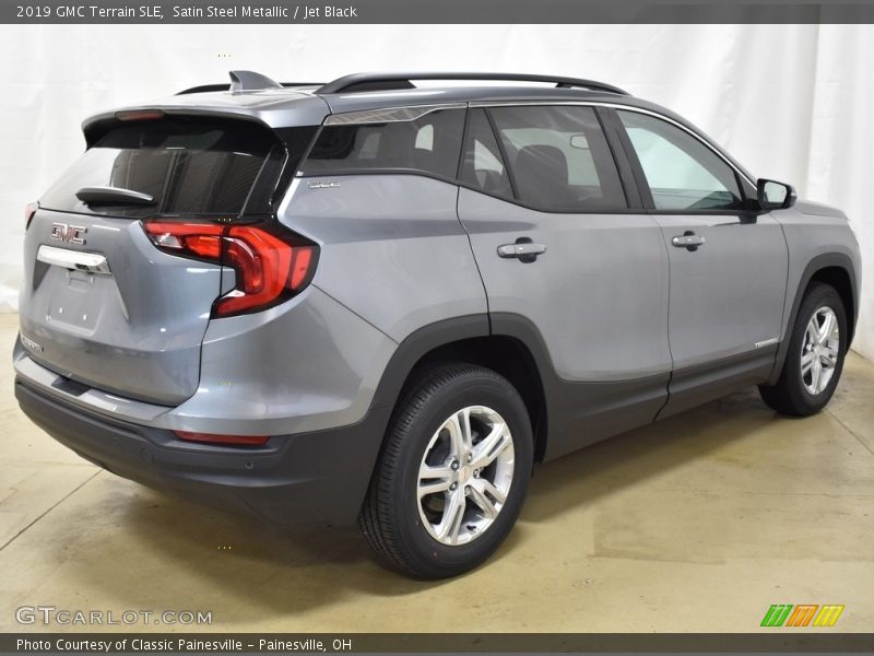 Satin Steel Metallic / Jet Black 2019 GMC Terrain SLE