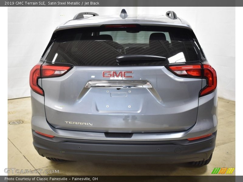 Satin Steel Metallic / Jet Black 2019 GMC Terrain SLE