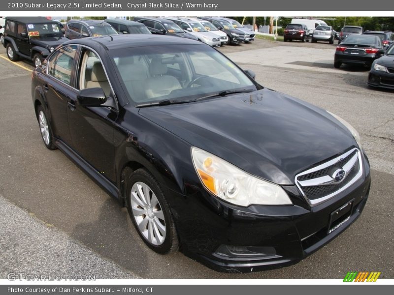 Crystal Black Silica / Warm Ivory 2010 Subaru Legacy 2.5i Limited Sedan
