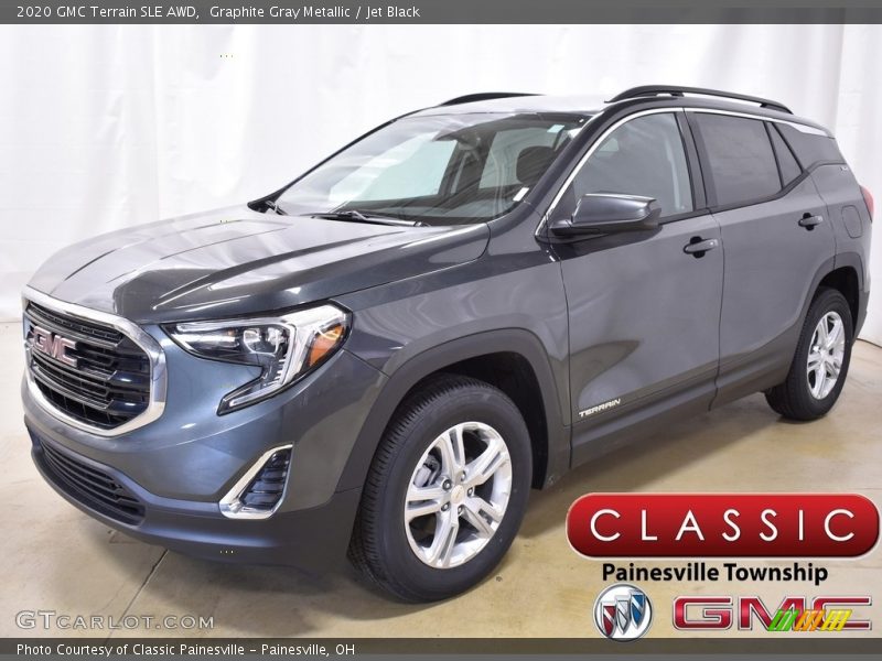 Graphite Gray Metallic / Jet Black 2020 GMC Terrain SLE AWD