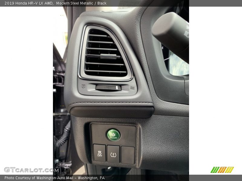 Modern Steel Metallic / Black 2019 Honda HR-V LX AWD