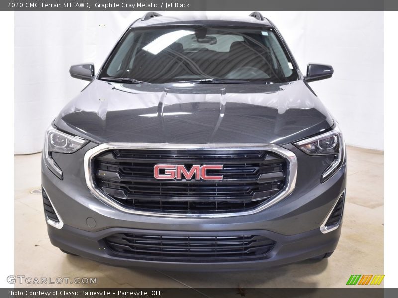 Graphite Gray Metallic / Jet Black 2020 GMC Terrain SLE AWD