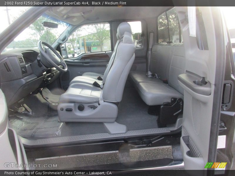 Black / Medium Flint 2002 Ford F250 Super Duty Lariat SuperCab 4x4