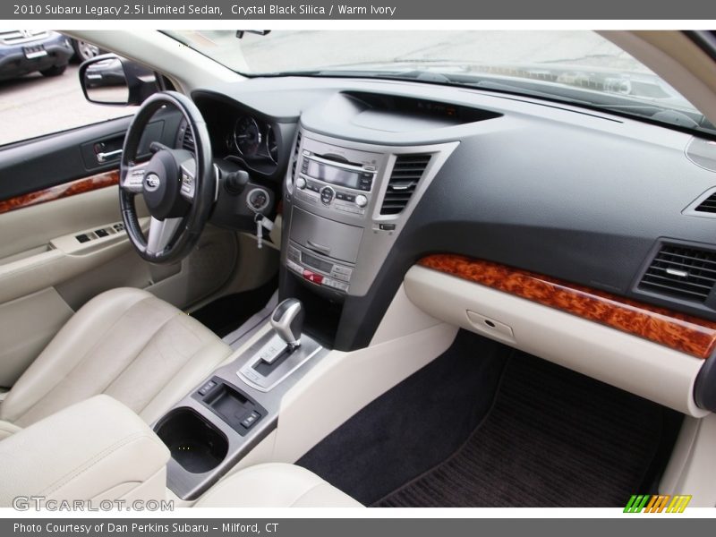 Crystal Black Silica / Warm Ivory 2010 Subaru Legacy 2.5i Limited Sedan