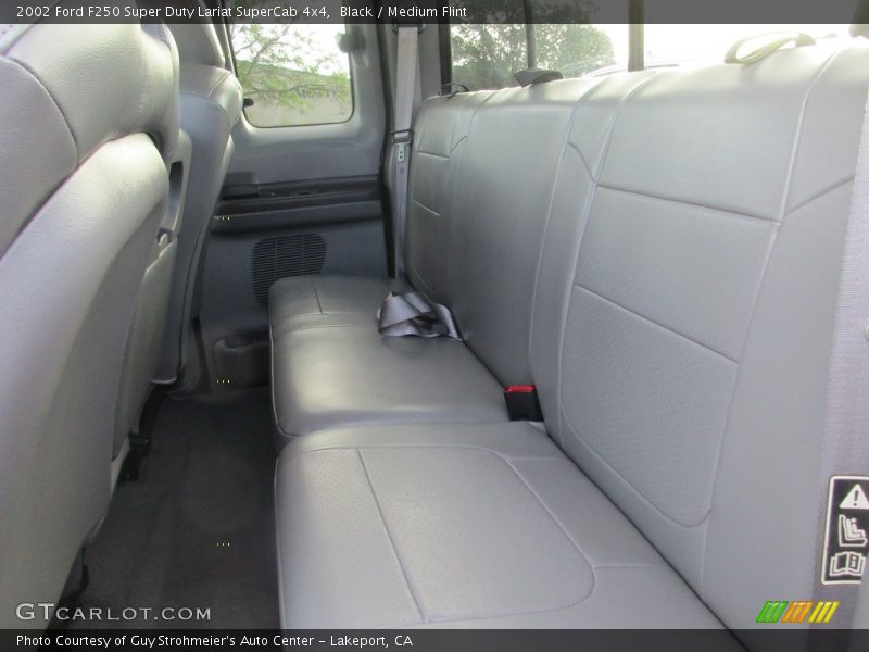 Black / Medium Flint 2002 Ford F250 Super Duty Lariat SuperCab 4x4