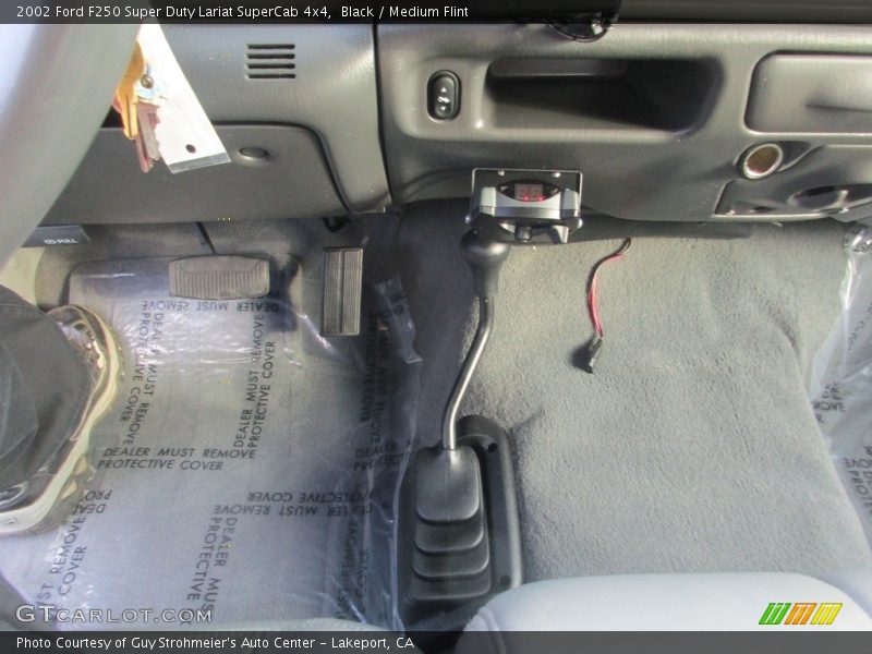 Black / Medium Flint 2002 Ford F250 Super Duty Lariat SuperCab 4x4