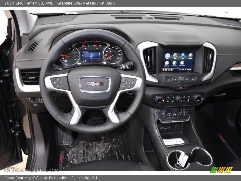 Graphite Gray Metallic / Jet Black 2020 GMC Terrain SLE AWD