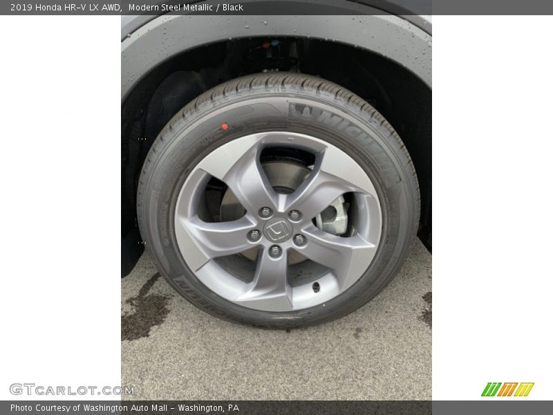 Modern Steel Metallic / Black 2019 Honda HR-V LX AWD