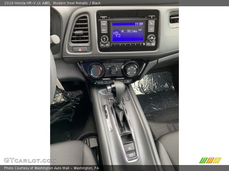Modern Steel Metallic / Black 2019 Honda HR-V LX AWD