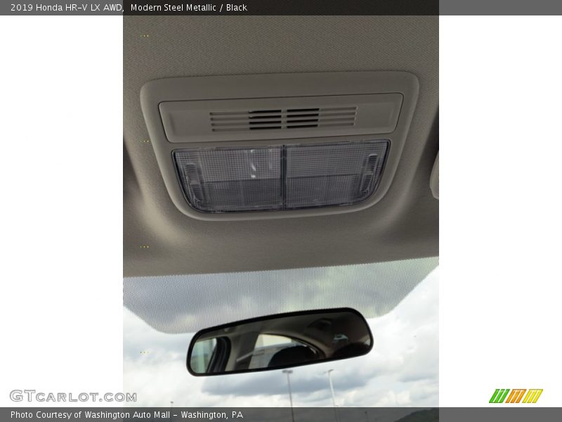 Modern Steel Metallic / Black 2019 Honda HR-V LX AWD