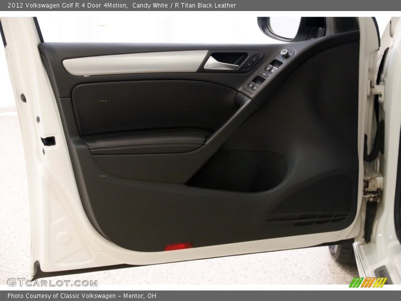 Candy White / R Titan Black Leather 2012 Volkswagen Golf R 4 Door 4Motion