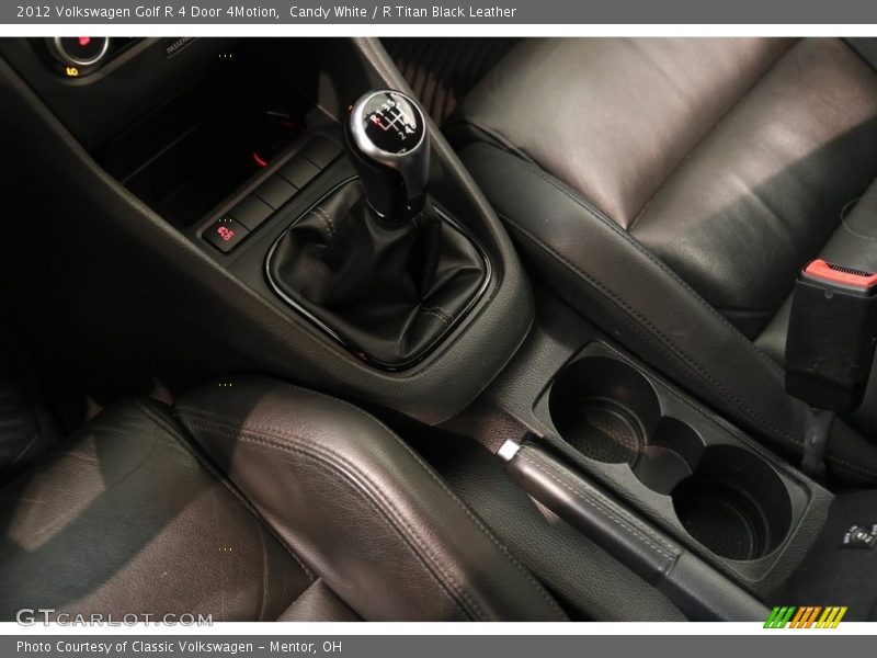 Candy White / R Titan Black Leather 2012 Volkswagen Golf R 4 Door 4Motion
