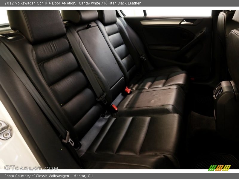 Candy White / R Titan Black Leather 2012 Volkswagen Golf R 4 Door 4Motion