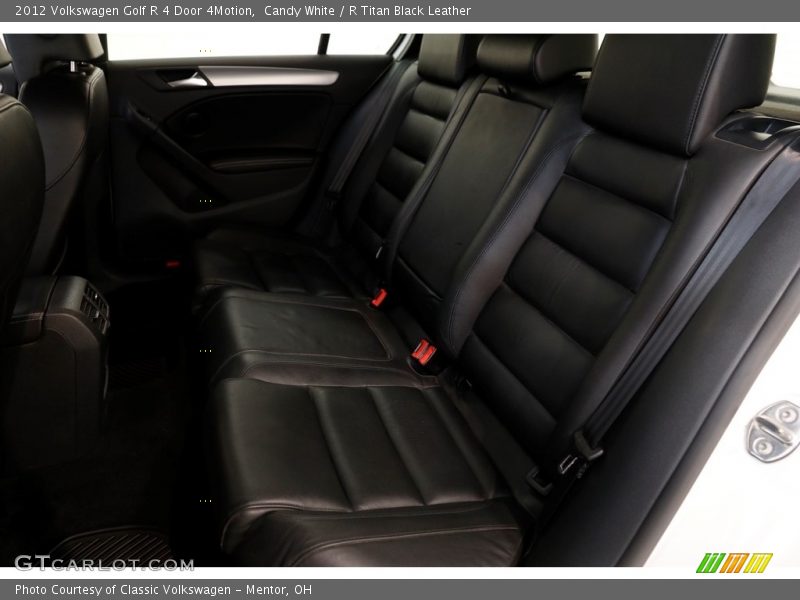 Candy White / R Titan Black Leather 2012 Volkswagen Golf R 4 Door 4Motion